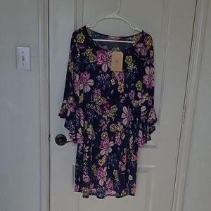 Floral Kids Dress - Multicolor